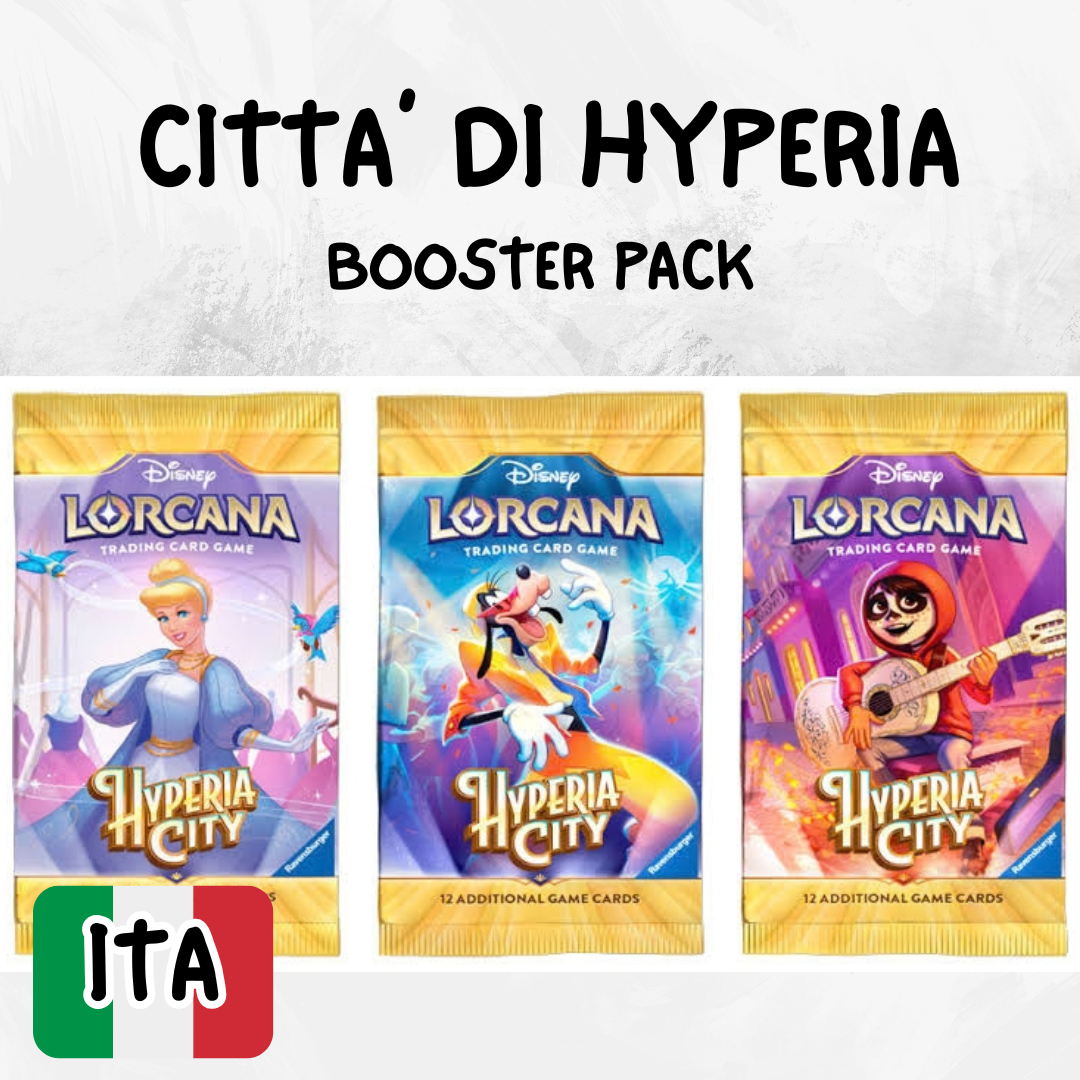 LORCANA - BOOSTER PACK -  CITTA' DI HYPERIA - ITA