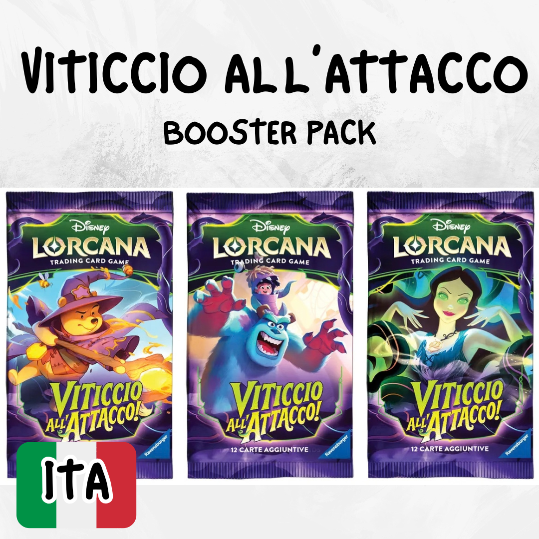 LORCANA - BOOSTER PACK -  VITICCIO ALL'ATTACCO - ITA