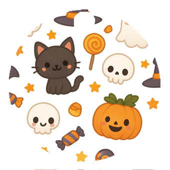 Portachiavi Halloween Gatto