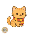 Gatto Sciarpa Rossa