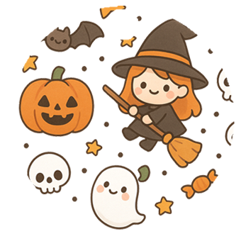 Portachiavi Halloween strega