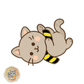 Gatto Sciarpa Gialla