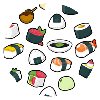 Portachiavi Sushi