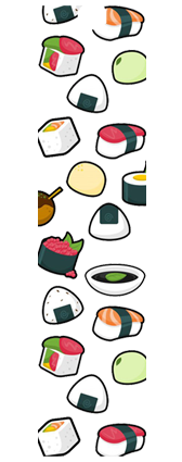 Segnalibro Sushi